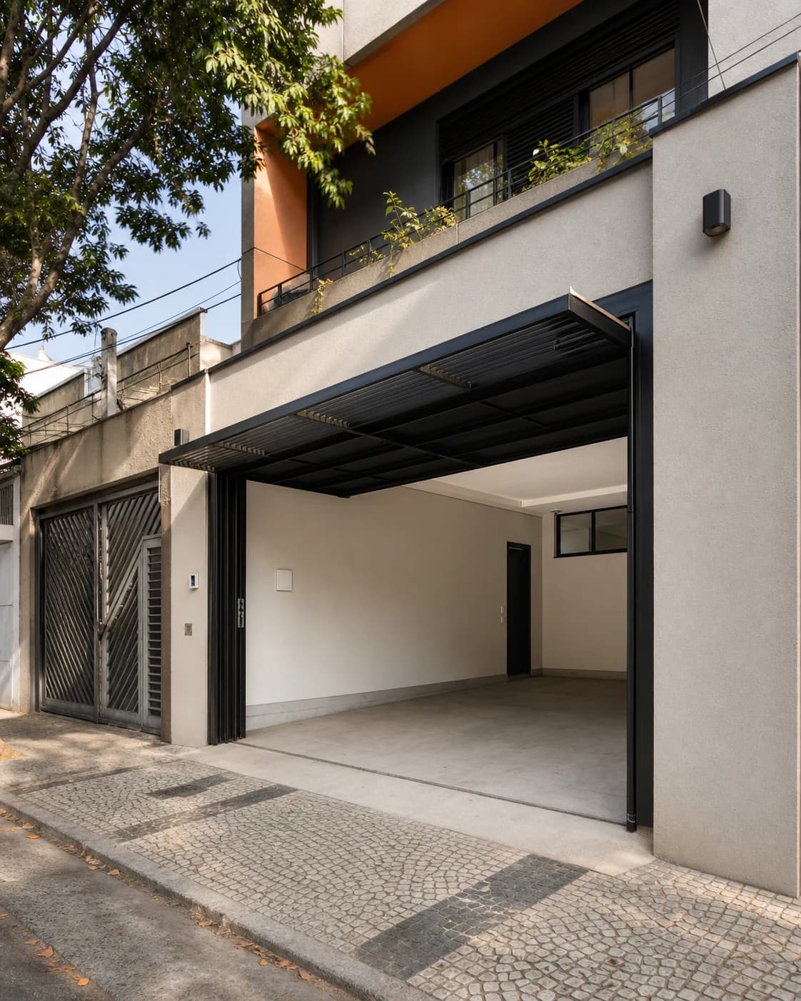 Garagem de uma casa em São Paulo